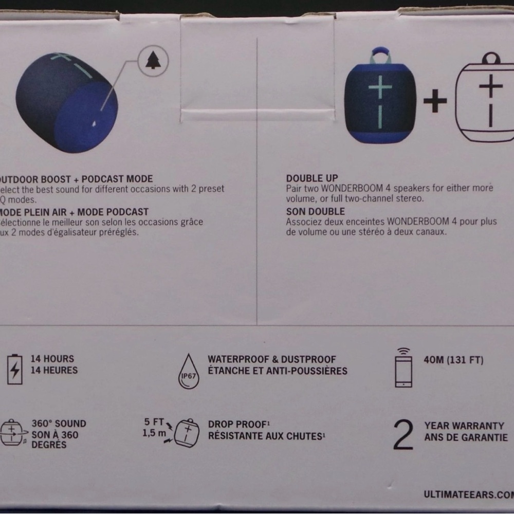 NWT Ultimate Ears Wonderboom 4 - Picture 4 of 4